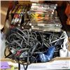 Image 1 : TRAY AND BOX OF VIDEO GAMES AND PLAYSTATION CONSOLE