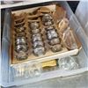Image 3 : TOTE OF CANDLE HOLDERS, OIL LANTERN, AND CORK HOLDER EIFFEL TOWER