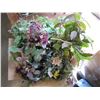 Image 2 : LARGE LOT OF ARTIFICAL FLOWERS AND PLANTS PLUS DECOR