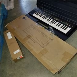 YAMAHA PORTASOUND KEYBOARD, TOYTECHS BED RAIL, DAYLIGHT 24 LIGHT, AND HUMIDIFIER