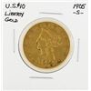 Image 1 : 1905-s  $10 Liberty Head Eagle Gold Coin