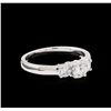 Image 1 : 0.74 ctw Diamond Ring - 14KT White Gold