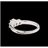 Image 3 : 0.74 ctw Diamond Ring - 14KT White Gold