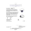 Image 5 : 2.96 ctw Sapphire and Diamond Ring - 18KT White Gold