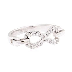 0.32 ctw Diamond Ring - 14KT White Gold