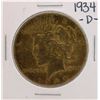 Image 1 : 1934-D $1 Peace Silver Dollar Coin
