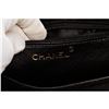 Image 7 : Chanel Black Quilted Suede Leather Trim CC Flap Bag