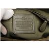 Image 8 : Coach Olive Green Leather Two-Way Handbag