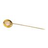 Image 2 : Conch Shell Cameo Stick Pin - 10KT Yellow Gold