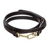 Image 1 : Louis Vuitton Black Leather Double Clasp Adjustable Strap