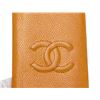 Image 5 : Chanel Orange Caviar Leather CC Logo Small Bifold Cardholder Wallet