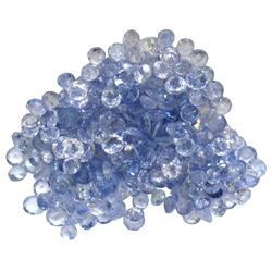 11.86 ctw Round Mixed Tanzanite Parcel