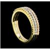 Image 4 : 0.70 ctw Diamond Ring - 14KT Rose, White and Yellow Gold