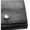 Image 8 : Louis Vuitton Black Taiga Leather Coin Purse Compact Wallet