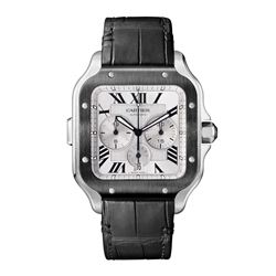 Cartier SS Santos Chrono Model #WSSA0017