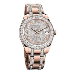 Rolex Model # 86285 Rolex 39MM Masterpiece With Pave Dial