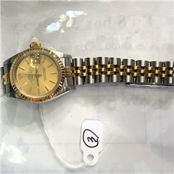 ROLEX DATEJUST 69173 TWO TONE LADIES WATCH