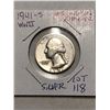 Image 1 : 1941 S WWII Washington SIlver Quarter Nice Early US Coin