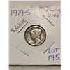 Image 1 : 1919 S Mercury Silver Dime Nice Early US Coin