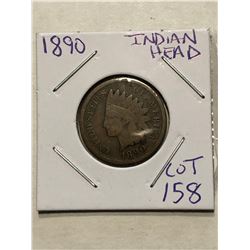 1890 Indian Head Penny Nice Early US Cent