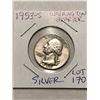 Image 1 : 1953 S Washington Silver Quarter Nice Early US Coin