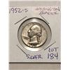 Image 1 : 1952 S Washington Silver Quarter Nice Early US Coin