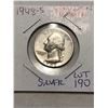 Image 1 : 1948 S Washington Silver Quarter Nice Early US Coin