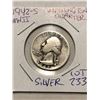 Image 1 : 1942 S WWII Washington Silver Quarter Nice Early US Coin
