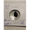 Image 2 : Rare HUGE 5.50 Carat BLUE SAPPHIRE Pear Cut Tested Natural