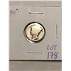 Image 1 : 1917 2nd Year Silver Mercury Dime Nice Early US Coin
