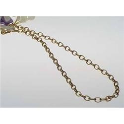 14kt yellow gold anklet 10" 2.9gr
