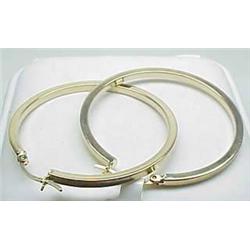 14kt yellow gold hoop earrings 4.8gr