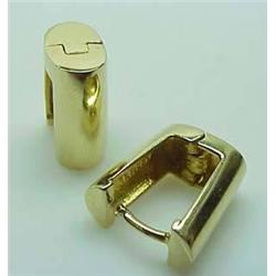 14kt yellow gold huggie earrings 3.9gr