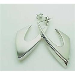 14kt white gold dangle earrings 4.3gr