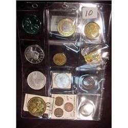 Lot of (12) Misc. Souvenir Medals & Coins