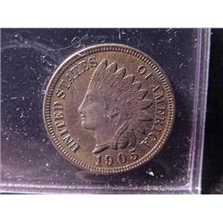 1905 Indian Head Cent  AU