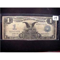 1899 $1.00 "Black Eagle" Silver Certificate Note 