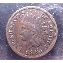 1884 Indian Head Cent  VF