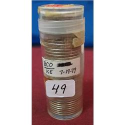 Roll of (40) 1955-D Silver Washington Quarters  B