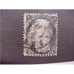 Scott #73 United States "Black Jack" Stamp - Used