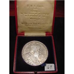 1902 Silver Medal Presented for Coronation of Kin