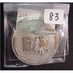1963 "25 Years of Rescue" Israel / US World Medal