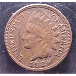 1886 Indian Head Cent  XF