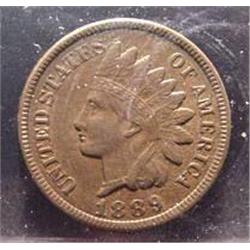 1889 Indian Head Cent  VF