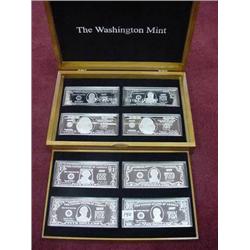 Washington Mint Pure Silver Paper Money Collectio