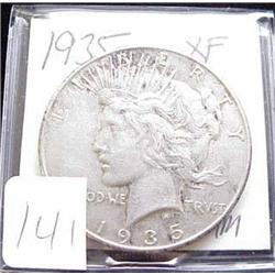 1935 Peace Silver Dollar  XF