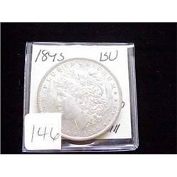 1893 Morgan Silver Dollar  BU