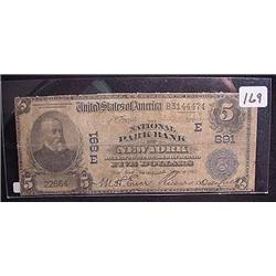 1902 $5.00 National Currency - "The National Park