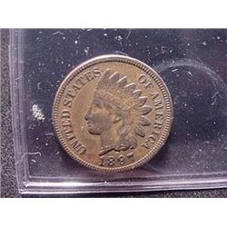 1897 Indian Head Cent  XF+