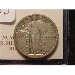 1924-D Standing Liberty Quarter  F  (Scratch)